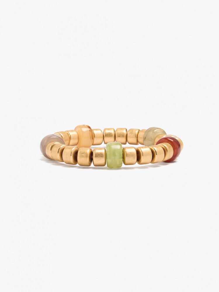 Pulsera Elástica Cuentas Efecto Piedra multicolor