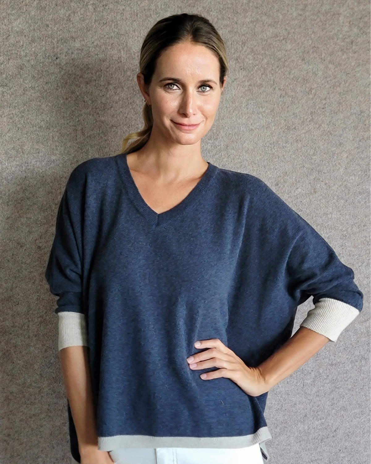 Sweater Made azul 1