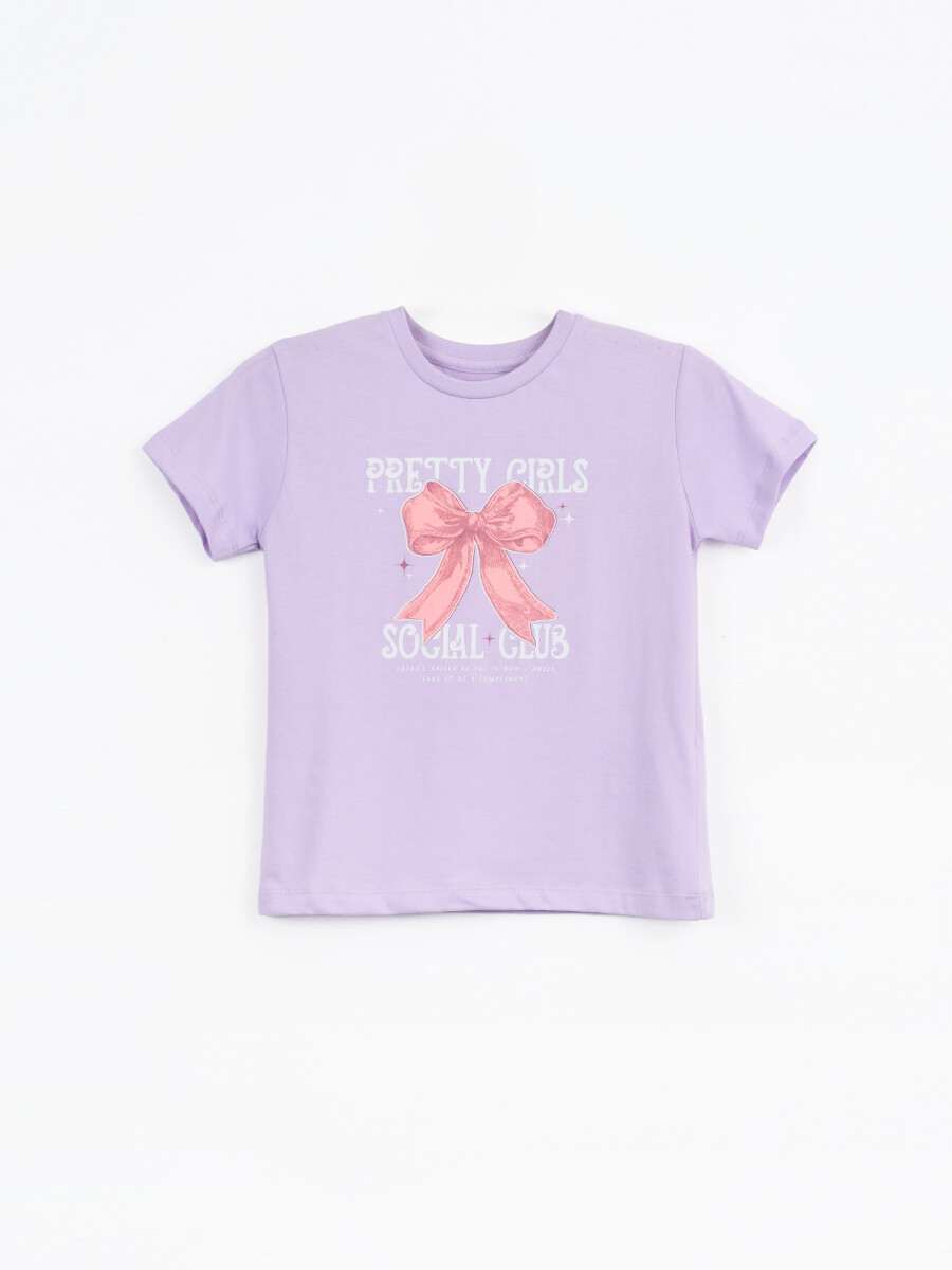 REMERA ELAINA COQUETTE - LILA 