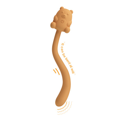 Vibrador Cute Bear Flirting Stick Pretty Love Anaranjado