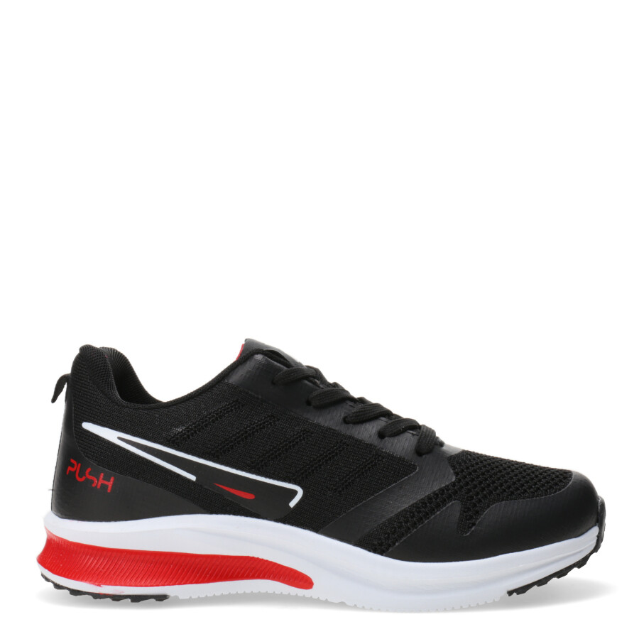 Championes Unisex Push Negro