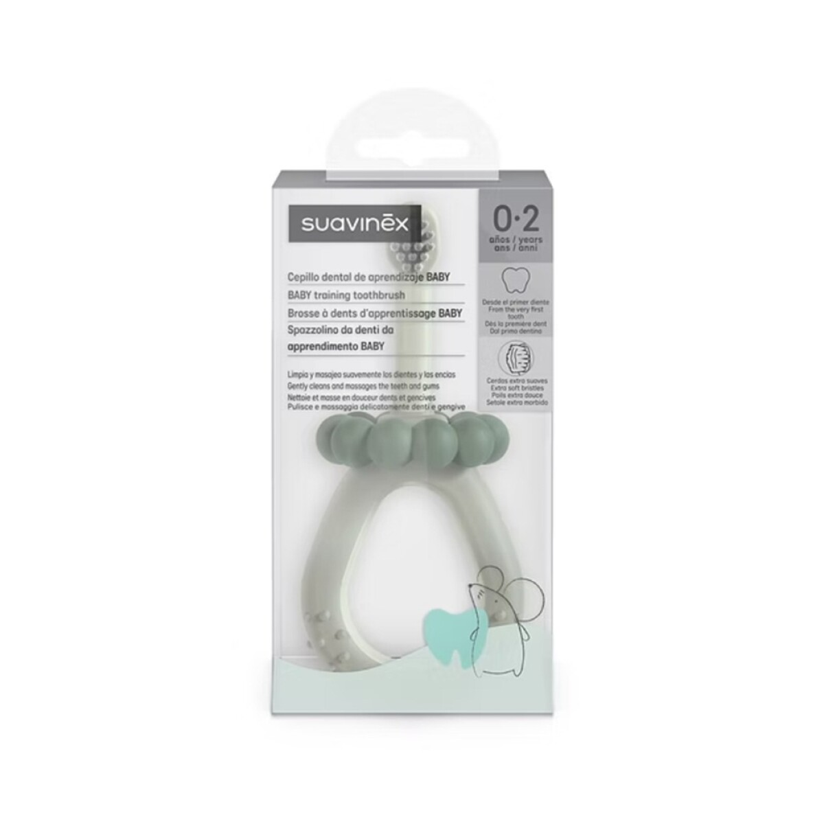 Cepillo De Dientes Suavinex Baby 0-2 Años Verde 