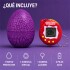 Juego de Mascota Virtual con Huevo y Consola Llavero Violeta 1