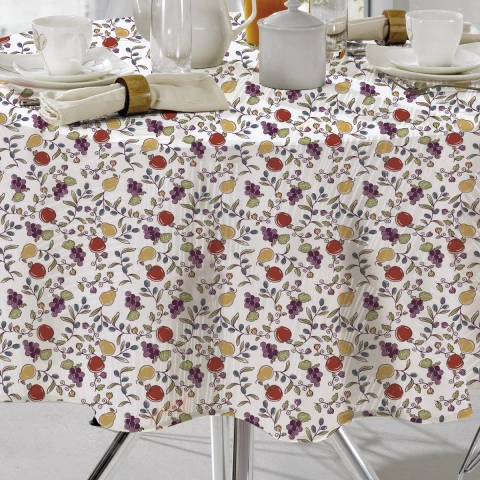 Mantel Bukara Peva Redondo 160 cm Frutas