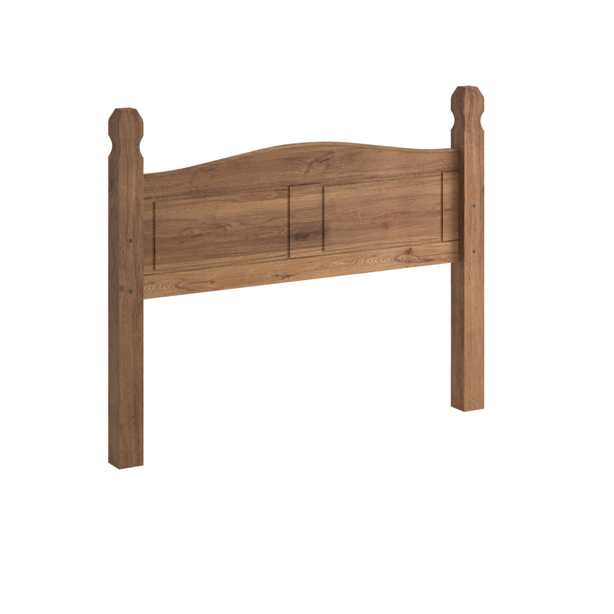 Respaldo Queen Madera Maciza 160cm - Linea Mexicana - Oscuro 