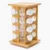 Rack 16 especiero giratorio madera bambú Rack 16 especiero giratorio madera bambú