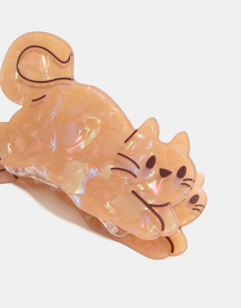 Broche Animales Broche De Gatito - Naranja Medio