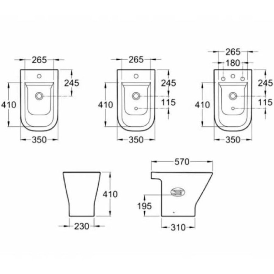 Bidet The Gap Un Agujero Bidet The Gap Un Agujero