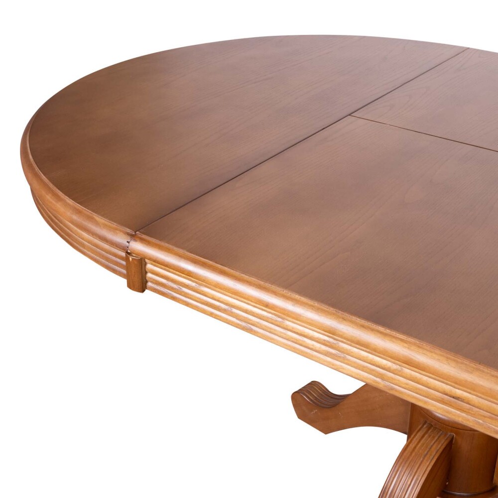 MESA DE COMEDOR EXT. MADERA MARRON COLONIAL