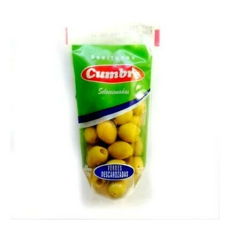 ACEITUNA CUMBRE SIN CAROZO SACHET 80G ACEITUNA CUMBRE SIN CAROZO SACHET 80G