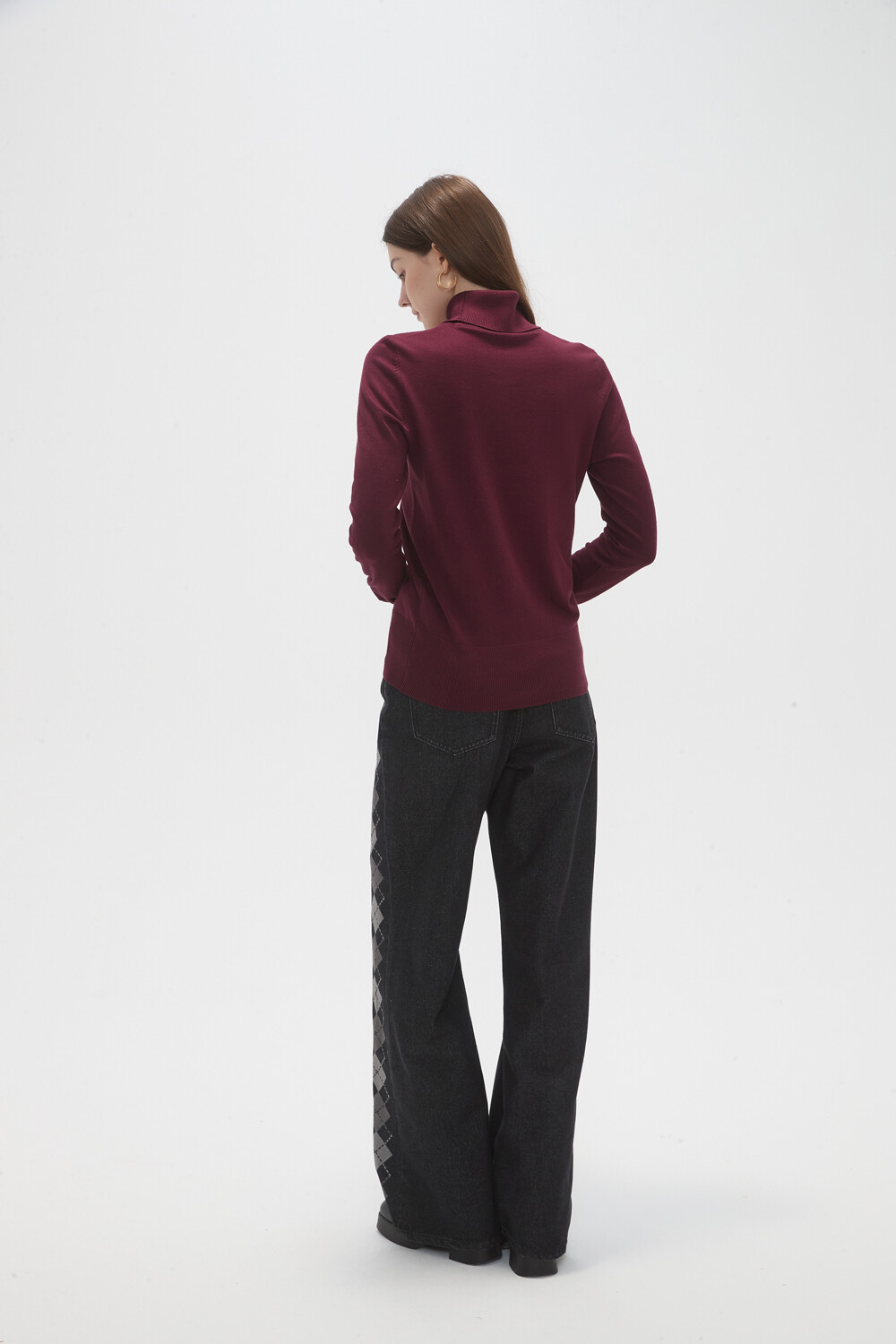 Polera Tivana Cereza Oscuro
