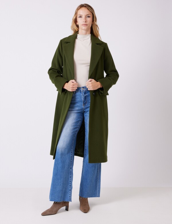 Tapado Largo Lana VERDE