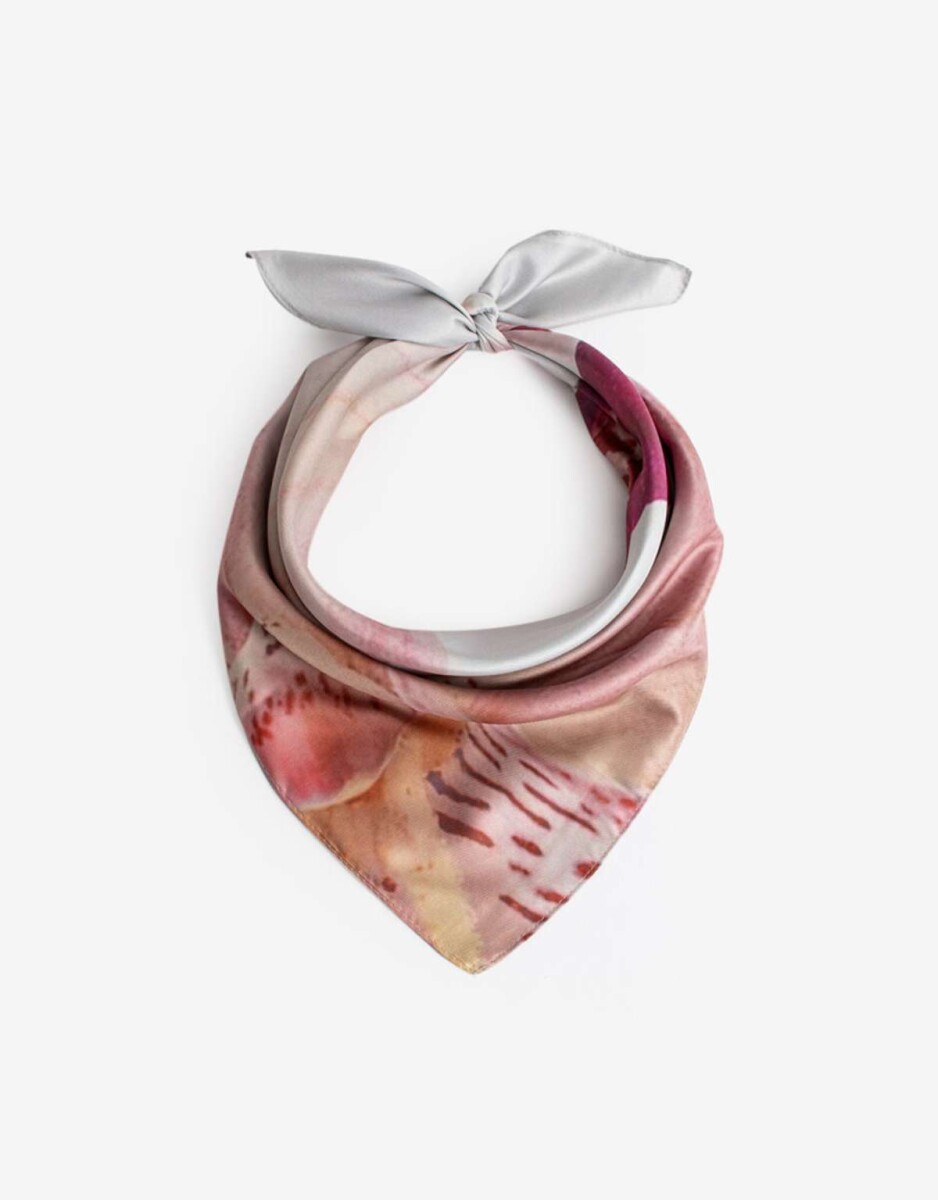 Pañuelo De Material Reciclado - Estampado Flores 