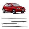 JUEGO DE MOLDURAS GOL G5 / G6 10/16 FINAS CROMADAS Juego De Molduras Gol G5 / G6 10/16 Finas Cromadas