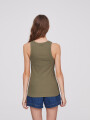 Musculosa Carss Verde Oliva Oscuro