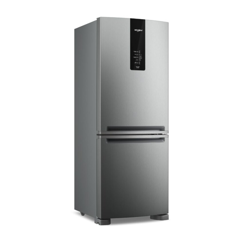 Heladera Whirlpool WRE57 combi inox. Heladera Whirlpool WRE57 combi inox.