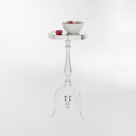 MESA AUXILIAR BAROCCO Plateado - CUADRADO/A