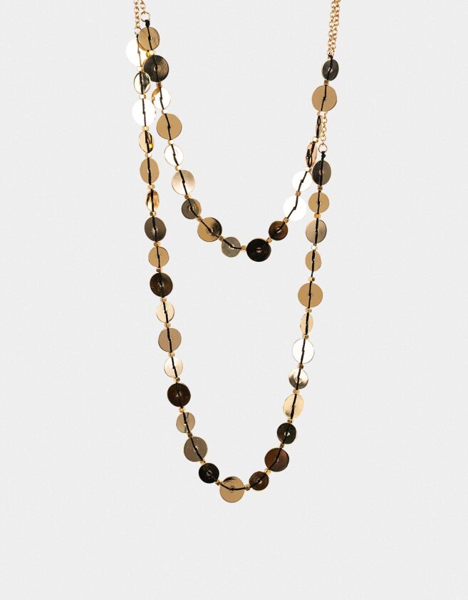 Collares Cortos Espejos Collar Corto De Espejos - Dorado