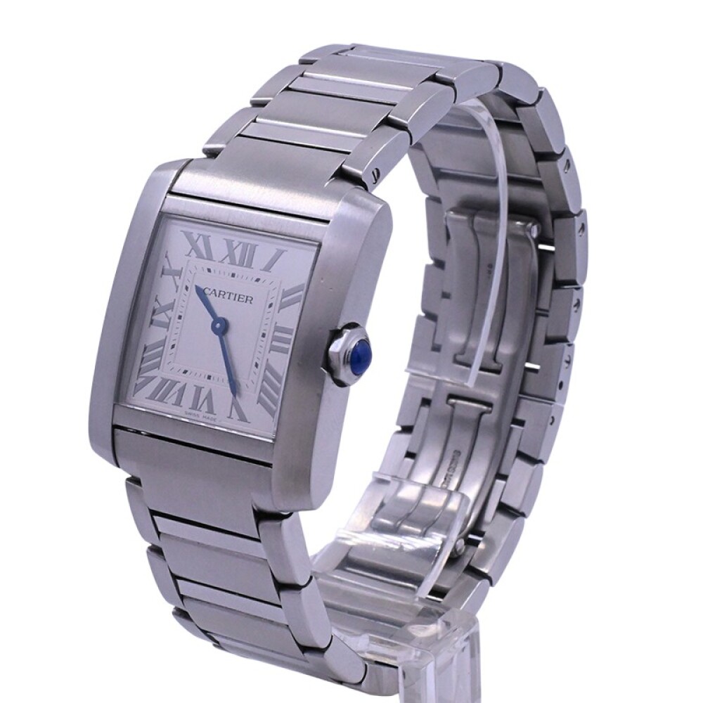 Cartier Tank Francaise mediano WSTA0074 quartz con estuche. Cartier Tank Francaise mediano WSTA0074 quartz con estuche.