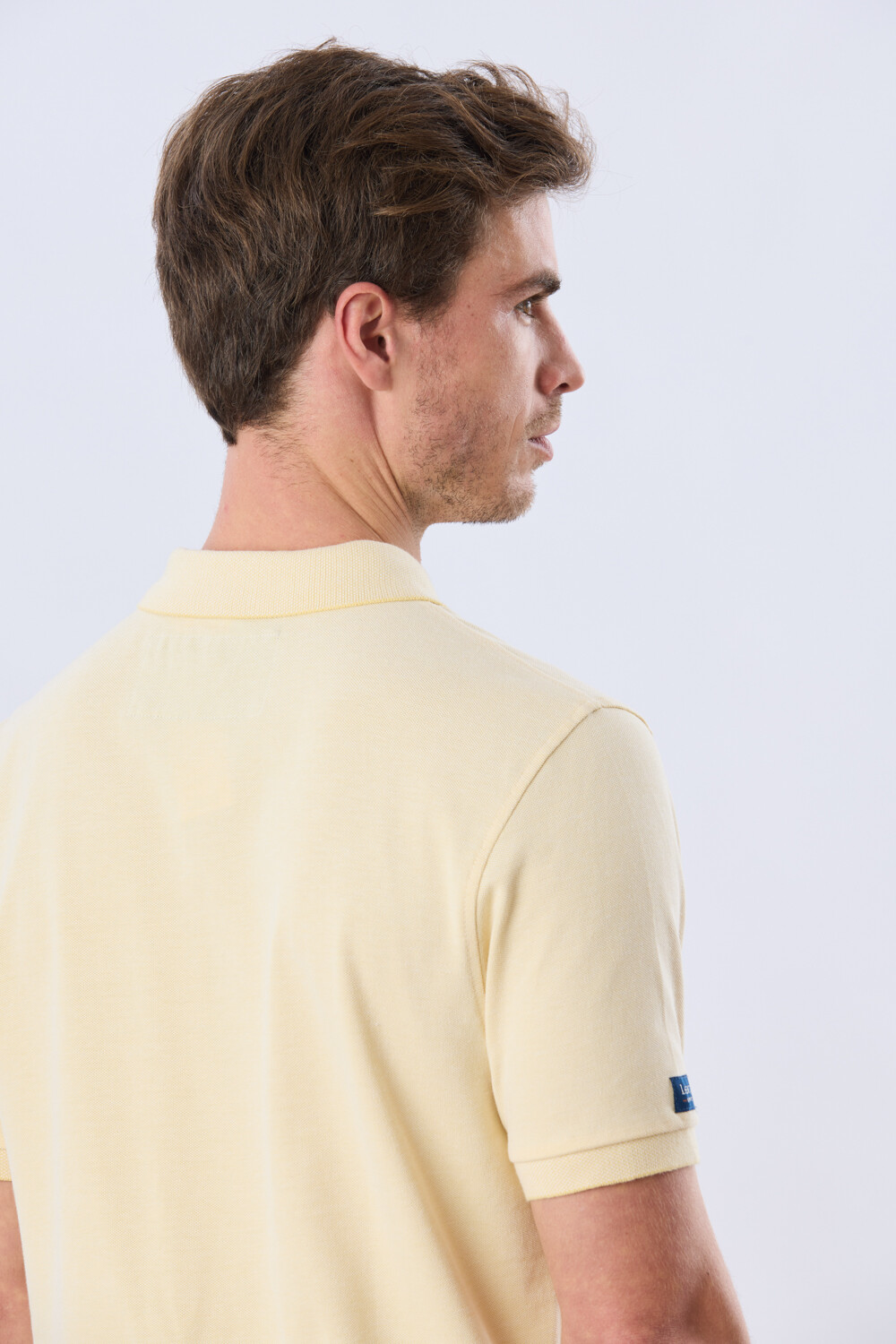 REMERA POLO LISA PIQUÉ Amarillo