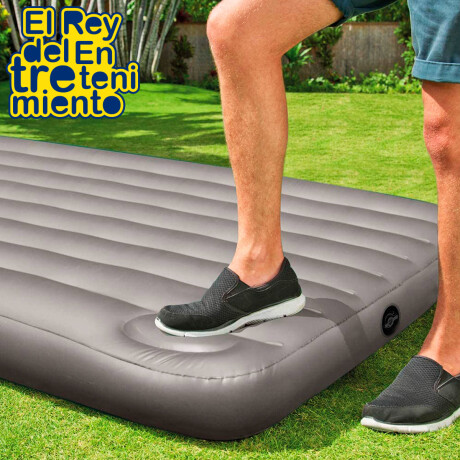 Colchón Inflable Intex 1 1/2plaza Grande Camping +inf Inx064762