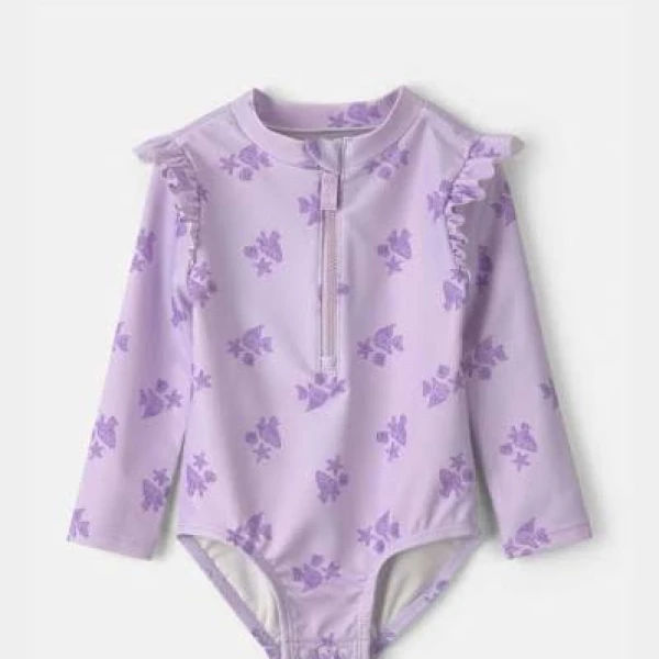 Traje baño con filtro UV carters lila