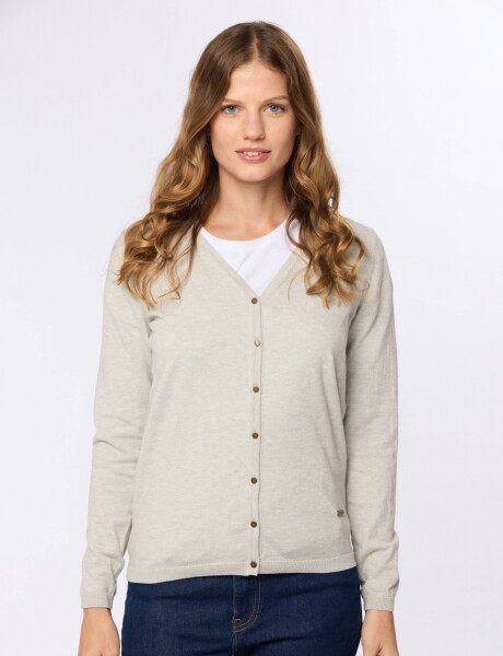 CARDIGAN CLÁSICO Gris