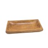 BANDEJA MADERA BEIGE 33X19CM Unica