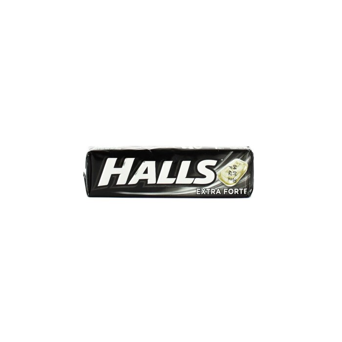 HALLS STRONG LYPTUS (NEGRO) PAQ. X 27,5 única