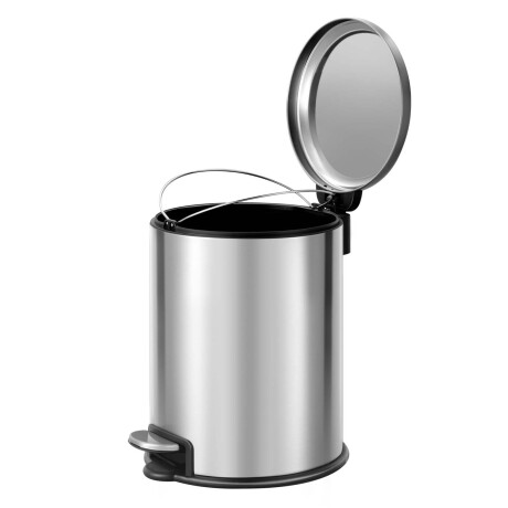 PAPELERA ACERO-INOXIDABLE GRIS EK9118MT