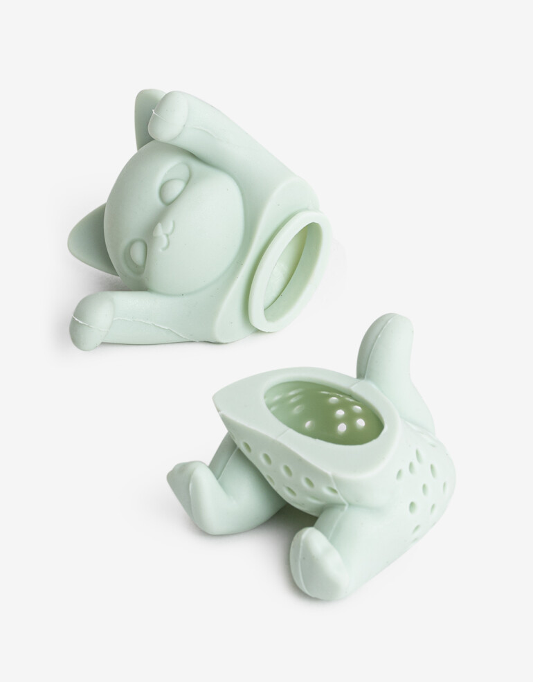 Rega Varios Infusor De Silicona Para Té "lucky Cats" - Acqua Claro