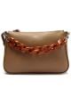 Cartera Taupe Moderno Taupe