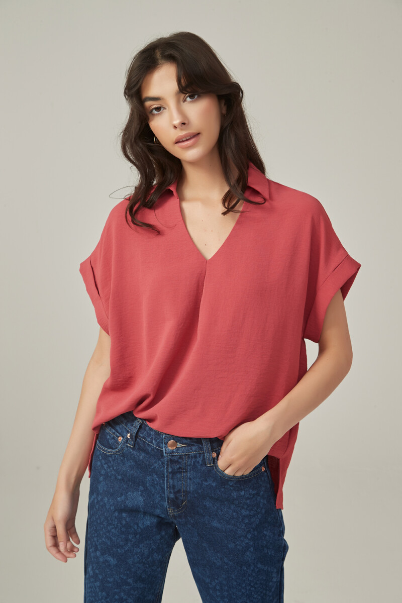 Blusa Hercego - Rosa Oscuro 