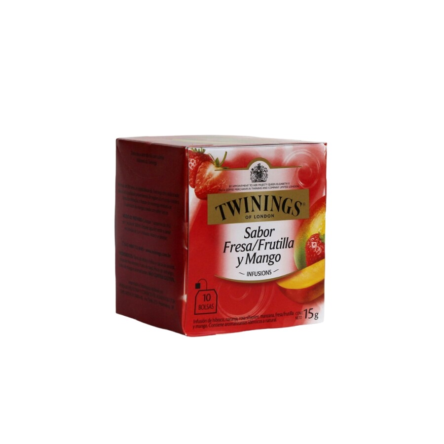 Té frutilla y mango 10 unidades Twinings Té frutilla y mango 10 unidades Twinings