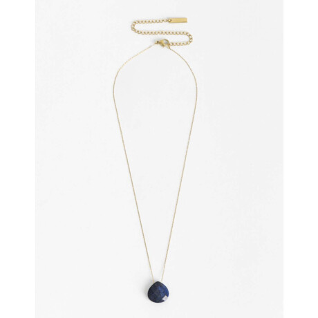 Cadena Acero Healing Rituals Amazonita Azul Oscuro