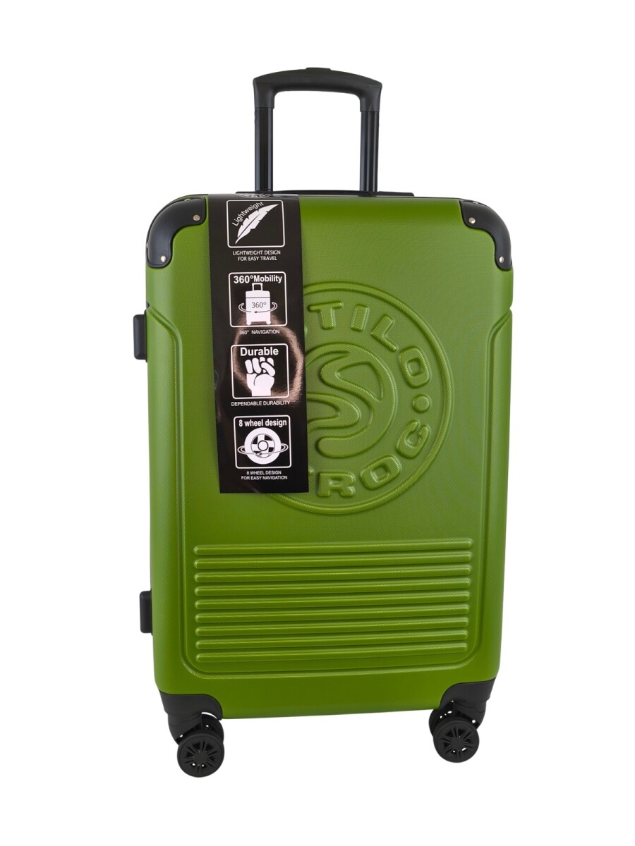 Valija mediana ABS - Verde 