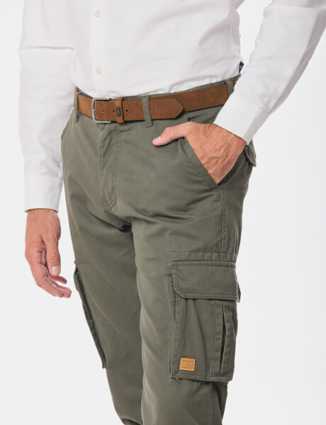 PANTALÓN CARGO Verde