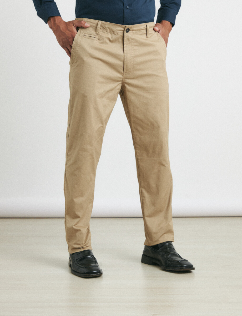 080575 PANTALON HARRINGTON LABEL Beige