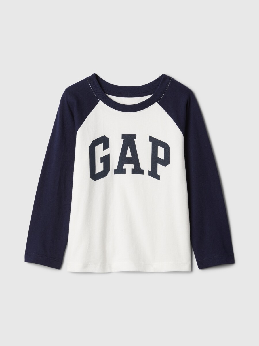 Remera Logo Gap Toddler Niño - Navy Uniform 