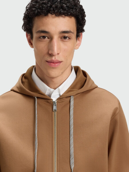 BOSS - Buzo Canguro Drawcord Beige