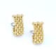 Caravanas clips panther 5 hilos en oro 18k Caravanas clips panther 5 hilos en oro 18k