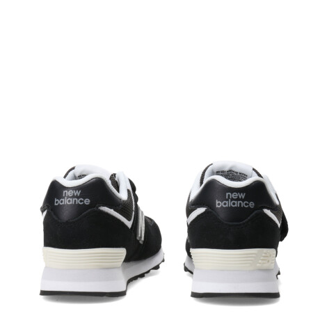 Championes de Niños New Balance P574 Velcro Negro - Blanco