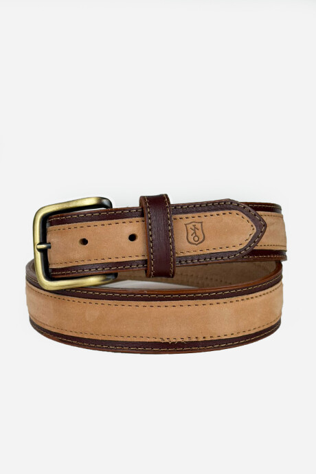 Cinto combinado Piero Beige