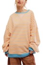 CAMISETA STRIPED CREW Natural
