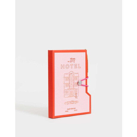 Set De Librería Hotel Tm Rosa Claro