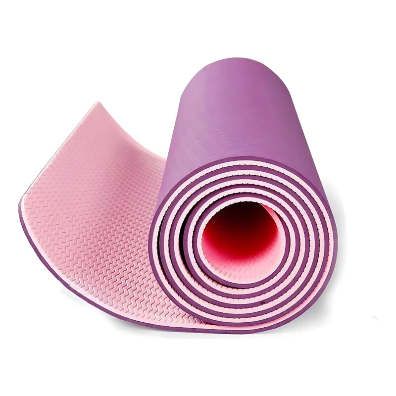 Mat Yoga Colchoneta 6mm Bolso Bosco Correa Violeta