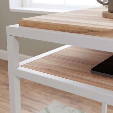 Escritorio con estanteri­a Sauder Nova Loft Acacia