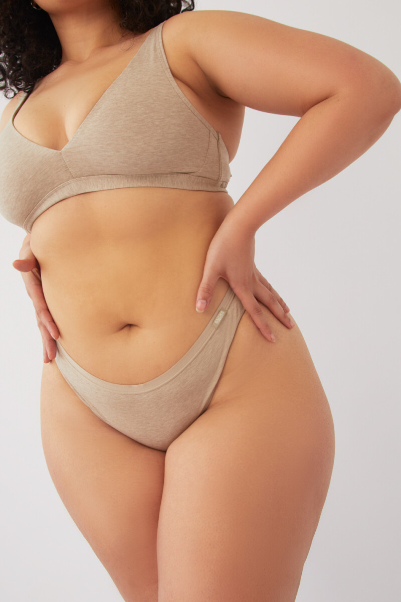 Bikini alta cotton Tostados