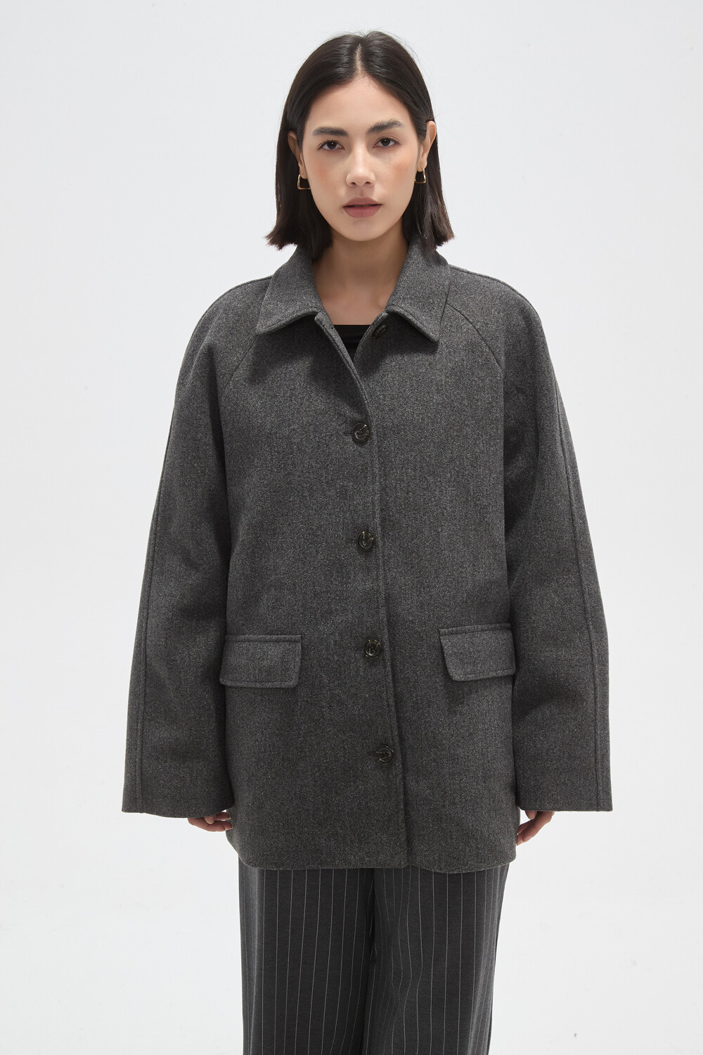 Tapado Sirca Gris Melange Oscuro