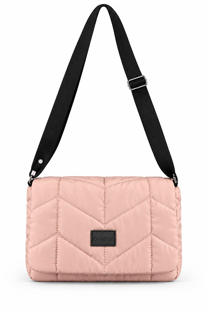 Cartera UNIQUE Puffer regulable Rosa